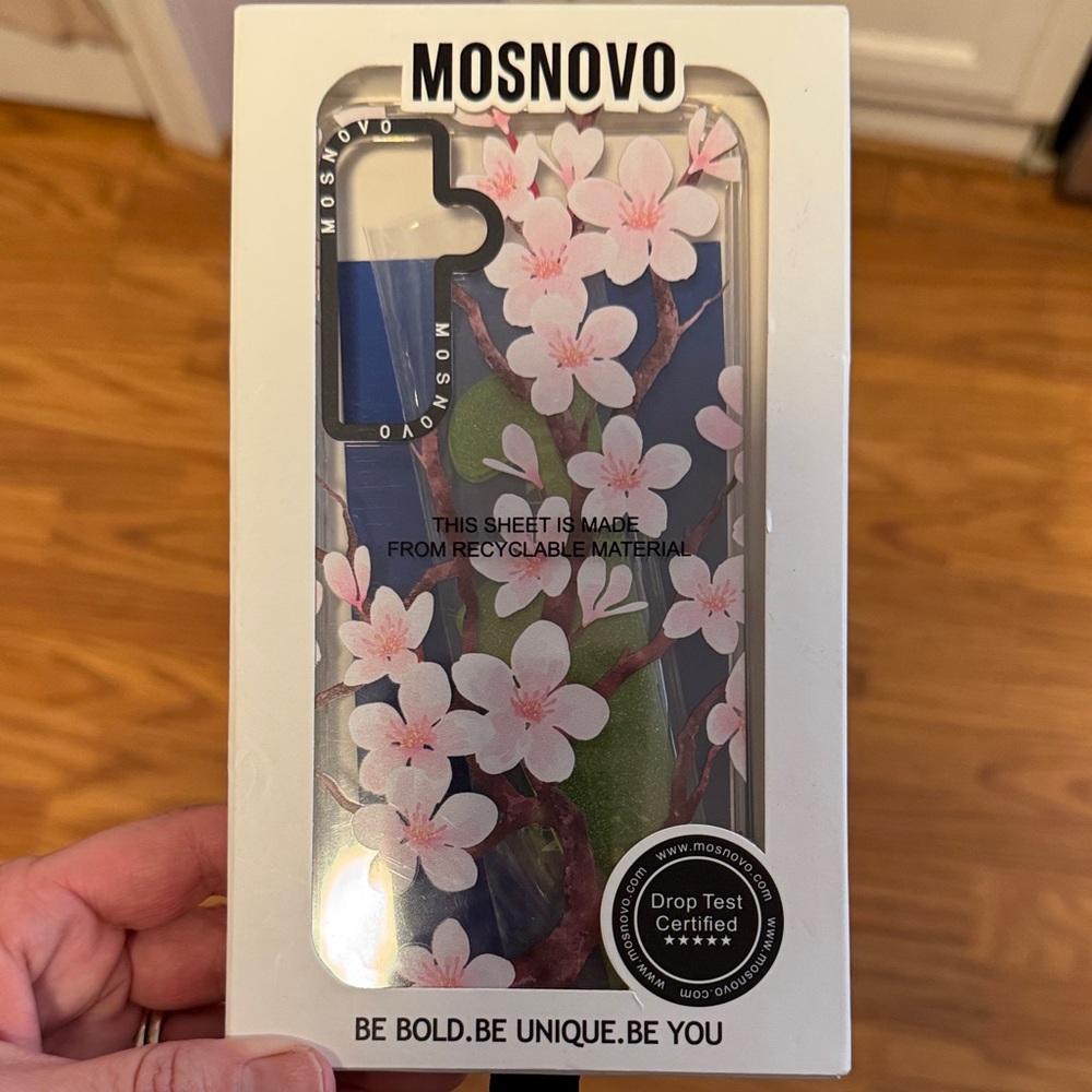 Floral Phone Case - Pink Cherry Blossom Design